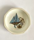 Vtg Villeroy & Boch  dish Nautical Sports  et Loisirs Porcelain Octagonal Signed