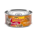 Friskies Prime Filets with Chicken in Gravy Canned Cat Food, 5.5-oz, case of 24