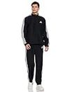 Adidas Men Polyester IN SMU WV TT Sports Tracksuits BLACK/WHITE (M)