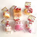 RARE Hello kitty Cream Puff Cake Dount squishy Sanrio Japan