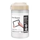Easy Screen Cleaning Wipes - for Electronics, Tablets, Monitors, Phones - Fast-Drying, No Residue, Anti-Streaking - Medium Canister, 6 in. x 9 in., 70 Wipes, 1 Pack
