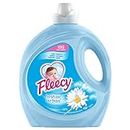 Fleecy Liquid Fabric Softener, Fresh Mountain Air Scent Fabric Softener, 199 Loads, 4.7L - Soft as Mother's Touch, Increases Sulkiness, Fluffiness and Comfort Laundry Softener