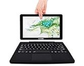 Fusion5 10.1" 2 in 1 Android Tablet PC - (Powerful Processor, Android 11, 3GB RAM, 32GB Storage, Dual Cameras, HD IPS, Type C, Bluetooth Tablet PC with Docking Keyboard) (3GB)
