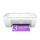 HP DeskJet 2810e All in One Printer | Perfect for Home | Colour | Wireless | Print, Scan & Copy | 3 Months of Instant Ink included Easy Setup & Reliable Wi-Fi | White