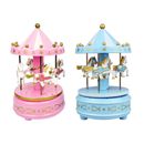 Horse Music Boxes Rotating Musical Horse Collectable Figurine for Girls Kids