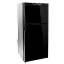 RecPro RV Refrigerator 6.3 Cubic Feet Gas and Electric | Black or Stainless Finish | 110V / 12V / Propane Gas | (Black Finish)