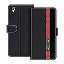 for Vivo Y51 2015 Flip Cover, Magnetic Buckle Multicolor Business PU Leather Phone Case with Card Slot, for Vivo Y51A 2015 5 inches