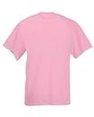 Fruit of the Loom Men's Short-Sleeved T-Shirt - Pink - Medium