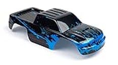 Custom Body Muddy Blue Over Black Compatible for 1/10 Stampede Bigfoot 4x4 VXL 2WD Slayer RC Car or Truck (Truck not Included) ST-BB-01
