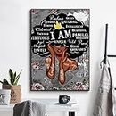 LLOSEUP African Queen Canvas Wall Art Black Women Canvas Paintings Black Girl Wall Art African American Abstract Nordic Pictures Posters Prints for Living Room Wall Decoration Artwork Unframed
