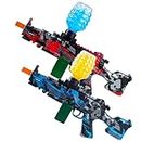 2 Set Gel Ball Blaster, Splatter Ball Blasters with Auto and Manual Dual Mode, with 100000 Rounds, Ages 14 & Up