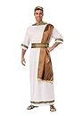 Bristol Novelty AC734 Costume de dieu grec | Pour homme | Blanc et marron | Standard
