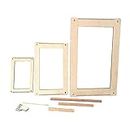 LUXBUT with Weaving Wooden DIY Weaving Loom for Kids, Weaving Loom Kit for Adult Knitting Looms Beginners Supplies