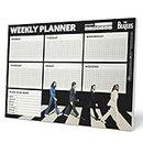 Grupo Erik Wochenplaner Block A4 Kalender Planer The Beatles - Tischplaner A4 - Tischkalender ohne Datum - Schreibtischunterlage Papier