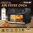Maxkon 30L Large Oil Free Air Fryer Oven Cooker 1800W Dual Cook Function 18-In-1