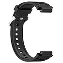 Watch Strap Replacement for Xplora X5 Play Silicone Black Strap for Smartwatch