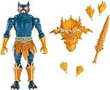Masters of the Universe Masterverse Action Figure Mer-Man, Deluxe Collectible with Sword, Swappable Hands and Chest Armor, Motu Toy, HLB47