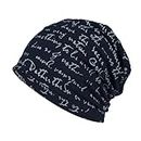 Men and Women Baseball Cap Autumn and Winter Fashion Hip Hop Letter Fashion Pullover Hat Comfortable Cap Blue Men's Snapback Unisex Slouch Beanie Hat Elastic Hat Gifts Black, navy, One Size