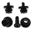 AXLIZER 4PCS PC Hard Disk Drive Mounting Accessories Hard Disk Drive Screws and Shock Absorption Rubber Washer Kit for 3.5 inches Hard Drive