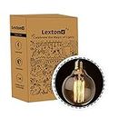 Lexton E27 Base Vintage Filament Edison Incandescent Bulb for Home Light Fixtures, Decorations (Warm White, 40 Watts)