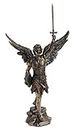 16.5 Inch Archangel - Saint Raguel Cold Cast Bronze Figurine