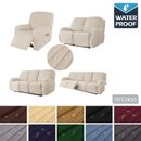 Stretch Recliner Covers 1/2/3/4 Seats Solid Couch Cover Sofa SlipCover Protector