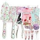Gardening Gifts For Women,11Pcs Garden Tools Set Floral and Beautiful Gift Box,gardening tools, 2 Candles and Gloves,3Hand Cream, Mother's day Birthday Gifts for Mum