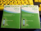 200 ONE TOUCH ULTRA TEST STRIPS,2 BOXES OF 100, SHORT EXP 5-31-2024,SEALED BOXES