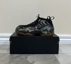 Nike Air Foamposite Pro Army Camo Green Shoes Sneakers Mens Size US 9.5 RARE ✅