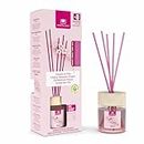 Cristalinas 35ml Cherry Blossom Air Fresheners for Home - Reed Diffusers for home - Home Fragrance Lasts upto 8 weeks - Room Diffuser Sticks with Coloured Fragrance Oil