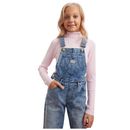 Kinder Mädchen Denim Latzhose in voller Länge zerrissene Jeans Overall Mode Overall