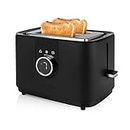 Princess Toaster Moments –2 Schlitze, 7 Bräunungsstufen, Brötchenwärmer, Auftau-, Aufwärm- und Abbruch-Funktion, Digitale LED-Anzeige, 920 Watt,142360