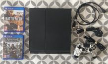 Sony PlayStation 4 1TB CUH-1216B Console Bundle with Controller. Tested/Working
