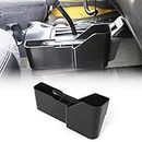 CheroCar TJ Gear Storage Box Console Side Pockets Organizer Tray for Jeep Wrangler 1997-2006 TJ, Interior Accessories, Black, 1Pack