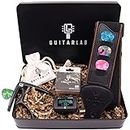 Guitar Lab Guitar Accessories Kit - Premium Metal Tin Includes Guitar Strap, Capo, Electronic Guitar Tuner Clip On & Guitar Picks - Acoustic, Bass, Electric & Ukelele - Gift Set for Guitarists