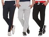 SHAUN Men's Regular Fit Track Pant - Pack of 3 (Multicolor, 3XL)