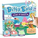 Ditty Bird Musikbücher für Kleinkinder | Elektronisches Soundbuch Dance Edition | Spaßige und interaktive Kinderbücher für 1- bis 3-Jährige | Stabiles, sensorisches Sprechbuch für Kinder