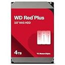 Western Digital 4TB WD Red Plus NAS Internal Hard Drive HDD - 5400 RPM, SATA 6 Gb/s, CMR, 256 MB Cache, 3.5" -WD40EFPX