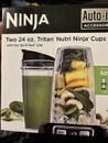 Two 24 oz. Tritan Nutri Ninja Cups with two Sip & Seal Lids