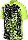 Nike Mens Short-Sleeve Soccer Jersey M Nk DF Prcsn VI JSY SS, Volt/Black/White, DR0944-702, XL