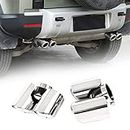 FINMOKAL Rear Tail Exhaust Muffler Tip Pipe For Land Rover LR Defender 90 110 20-22 Steel
