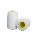 The Thread Store Polyester Bag Closing Thread (2000 Meters - White - Set of 20)
