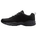 Propet Men's Stability Fly Sneakers, Black, 12 X-Wide