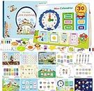 MARAYAN Jeux Montessori 2-5 Ans, Livre Quiet Book educatif, Puzzle Alphabet, Activité Manuelle, Tableau Français, pour Garçon et Fille, Matériel Autisme