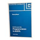 Introduction IN The Programmieren IN Algol - Georg Bayer - De Gruyter