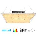 2022 Newest SPIDER FARMER SF1000 LED Grow Light with Samsung LM301B Daisy Chain Dimmable 3x3 ft Coverage Full Spectrum Grow Lights for Indoor Veg Flower Growing Lamps New Diode Layout
