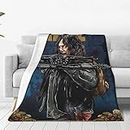 Zombie Drama Blanket - Cozy, Soft,and Lightweight Flannel Throw Blanket for Bed Couch Living Room Perfect for Binge-Watching 01 50"X40"