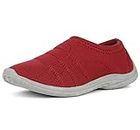 BATA Women Softy Red Espadrille Flats-6 UK (39 EU) (5595118)