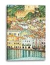 Printed Paintings Leinwand (40x60cm): Gustav Klimt - Malcesine am Gardasee (1913)