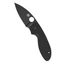 Spyderco C216GPBBK Effective Knife, Black, 10.5 cm